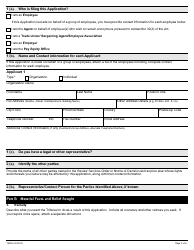 Form 1 (1991E) Application for Hearing - Ontario, Canada, Page 2