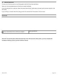 Form 1 (1991E) Application for Hearing - Ontario, Canada, Page 4