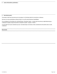 Forme A-18 Reponse/Intervention - Requete Relative Au Droit D&#039;acces - Ontario, Canada (French), Page 4