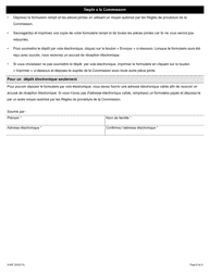 Forme A-84 Reponse/Intervention - Requete En Vertu De L&#039;article 127.2 De La Loi (Revocation Du Droit De Negocier, Employeur Exterieur a L&#039;industrie De La Construction) - Ontario, Canada (French), Page 8