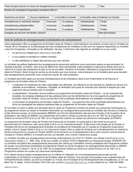 Forme ON00320F Inscription De La Participante Ou Du Participant Au Programme De Formation Relais De L&#039;ontario - Ontario, Canada (French), Page 4