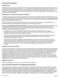 Forme 89-1827F Formulaire De Demande De La Prestation Pour La Formation En Apprentissage - Ontario, Canada (French), Page 6