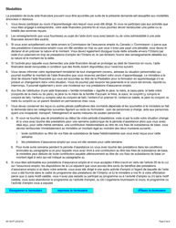 Forme 89-1827F Formulaire De Demande De La Prestation Pour La Formation En Apprentissage - Ontario, Canada (French), Page 8