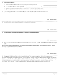 Forme A-36 Reponse/Intervention - Requete Relative a La Derogation En Raison De Convictions Religieuses - Ontario, Canada (French), Page 3