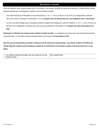 Forme A-101 Requete En Vertu De L&#039;article 6, 9, 10, 11, 18 Ou 23 De La Loi De 2001 Sur La Negociation Collective Dans Les Services D&#039;ambulance - Ontario, Canada (French), Page 6