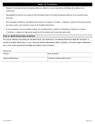 Forme A-101 Requete En Vertu De L&#039;article 6, 9, 10, 11, 18 Ou 23 De La Loi De 2001 Sur La Negociation Collective Dans Les Services D&#039;ambulance - Ontario, Canada (French), Page 8