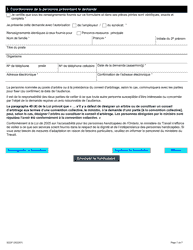 Forme 2022F Demande De Nomination Au Poste D&#039;arbitre, a La Presidence Ou Comme Membre D&#039;un Conseil D&#039;arbitrage En Vertu De L&#039;article 48 De La - Ontario, Canada (French), Page 7