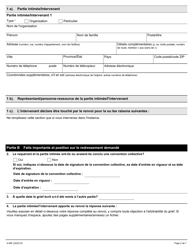 Forme A-88 Reponse/Intervention - Renvoi D&#039;un Grief a L&#039;arbitrage - Ontario, Canada (French), Page 2