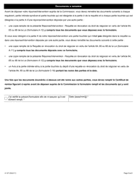 Forme A-12 Reponse/Intervention - Requete En Revocation Du Droit De Negocier En Vertu De L&#039;article 64, 65 Ou 66 De La Loi - Ontario, Canada (French), Page 6