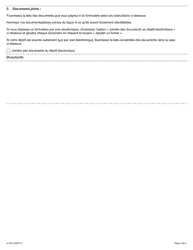 Forme A-33 Requete En Vertu De L&#039;article 96 De La Loi (Pratiques Deloyales De Travail) - Ontario, Canada (French), Page 4