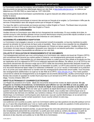 Forme A-33 Requete En Vertu De L&#039;article 96 De La Loi (Pratiques Deloyales De Travail) - Ontario, Canada (French), Page 5