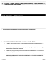 Forme A-37 Requete Relative a L&#039;affectation Du Travail (Conflit De Competence) - Ontario, Canada (French), Page 3