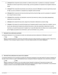 Forme A-37 Requete Relative a L&#039;affectation Du Travail (Conflit De Competence) - Ontario, Canada (French), Page 4