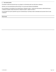 Forme A-130 Reponse/Intervention - Requete Relative a DES Represailles Illicites - Ontario, Canada (French), Page 4