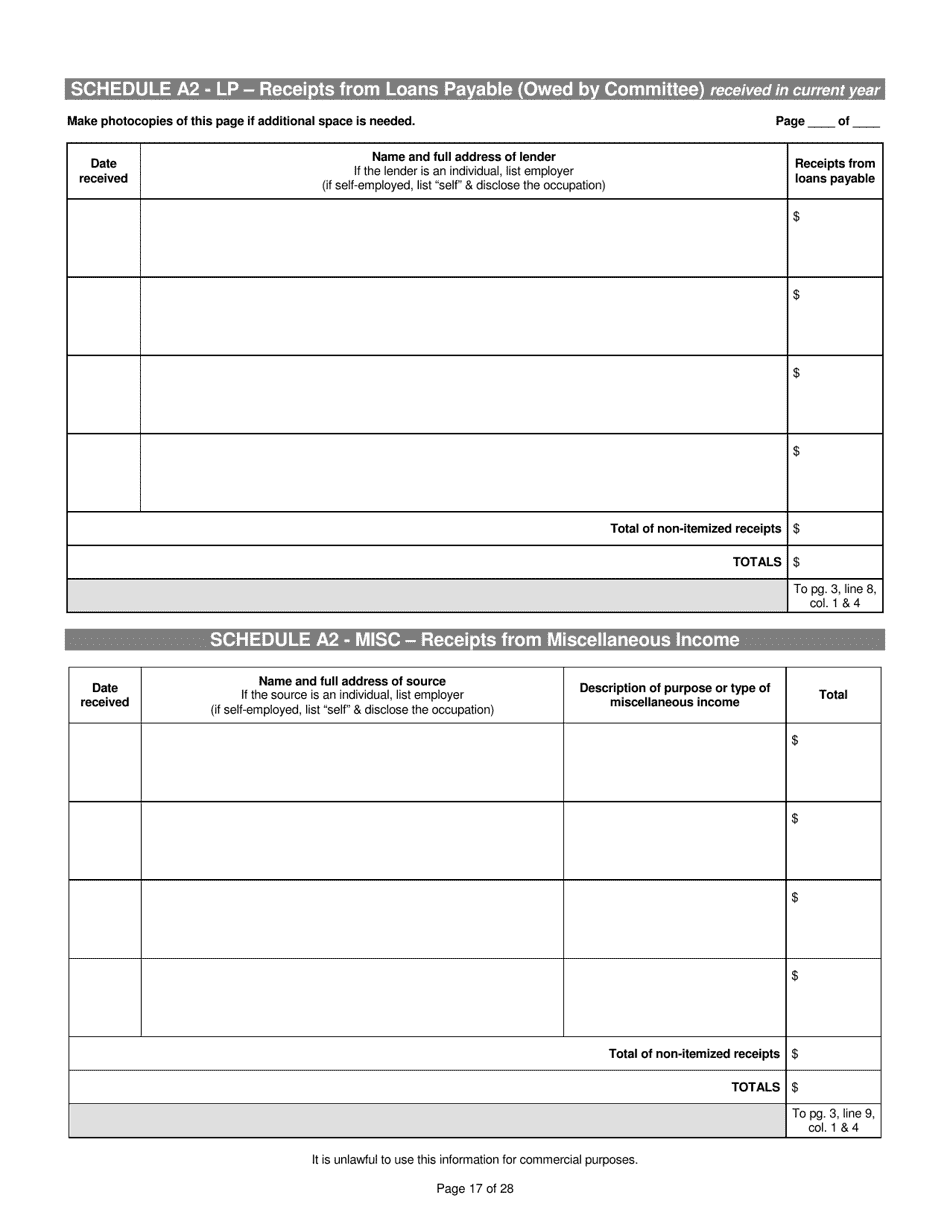Report of Receipts and Expenditures for Candidate Committees Principal Campaign Committees - Minnesota, Page 17