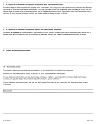 Forme A-17 Requete Relative Au Droit D&#039;acces - Ontario, Canada (French), Page 4