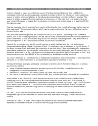 Disclosure Statement for Corporations and Other Unregistered Associations Contributing to Independent Expenditure Committees and Funds - Minnesota, Page 4
