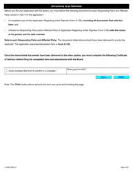 Form A-129 Application Regarding Unlawful Reprisal - Ontario, Canada, Page 6