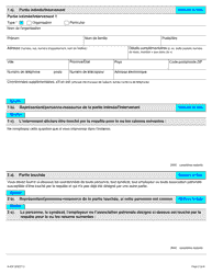 Forme A-40 Reponse/Intervention - Requete Relative a Une Greve Illicite Ou a Un Lock-Out Illicite - Ontario, Canada (French), Page 2