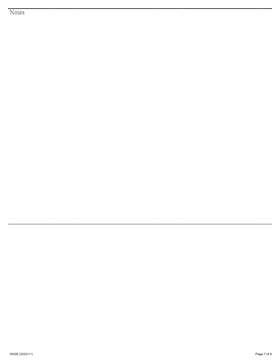 Form 1932E Training Program Assessment for Supervisors - Ontario, Canada, Page 7