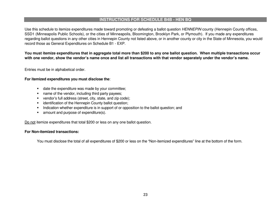 Report of Receipts and Expenditures for Independent Expenditure Committees and Funds - Minnesota, Page 23