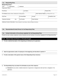 Form A-20 Response - Application Under Section 43 of the Act (Direction That a First Collective Agreement Be Settled by Arbitration) - Ontario, Canada, Page 2