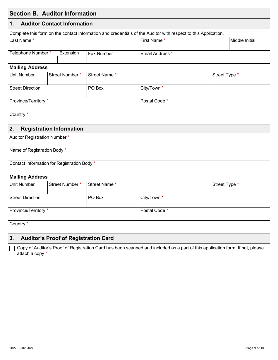 Form 2027E Supporting Ontarios Safe Employers (Sose) Chief Prevention Officer (Cpo) Employer Recognition Application - Ontario, Canada, Page 9