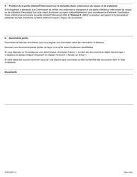 Forme A-38 Reponse/Intervention - Requete Relative a L&#039;affectation Du Travail (Conflit De Competence) - Ontario, Canada (French), Page 4