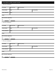 Forme 2024F Demande D&#039;approbation Pour Remplir Les Fonctions D&#039;arbitre - Ontario, Canada (French), Page 2