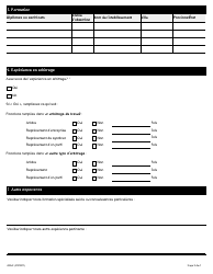 Forme 2024F Demande D&#039;approbation Pour Remplir Les Fonctions D&#039;arbitre - Ontario, Canada (French), Page 3