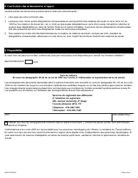 Forme 2024F Demande D&#039;approbation Pour Remplir Les Fonctions D&#039;arbitre - Ontario, Canada (French), Page 4