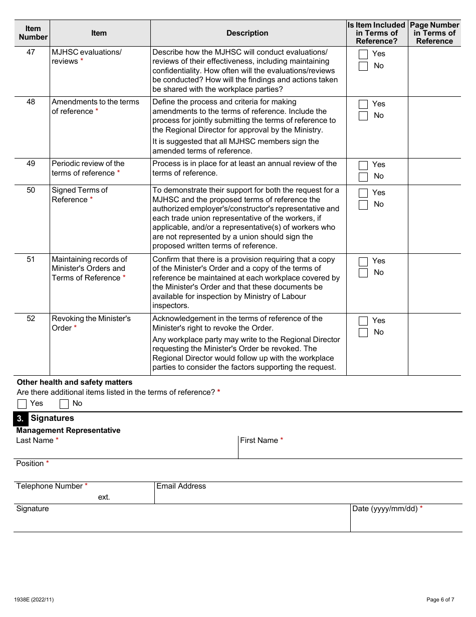 Form 1938E - Fill Out, Sign Online and Download Fillable PDF, Ontario ...