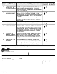 Forme 1938F Autoevaluation DES Comites Mixtes Sur La Sante Et La Securite Dans DES Lieux De Travail Multiples - Ontario, Canada (French), Page 6