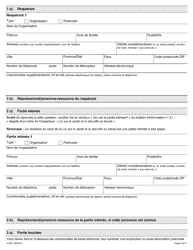 Forme A-65 Appel D&#039;un Ordre De L&#039;inspecteur - Ontario, Canada (French), Page 2
