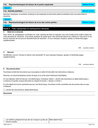 Forme 6 (1996) Demande De Reexamen - Ontario, Canada (French), Page 2