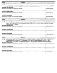 Forme 1950F Travail En Hauteur Demande Du Fournisseur De Services De Formation - Ontario, Canada (French), Page 18