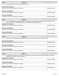 Forme 1950F Travail En Hauteur Demande Du Fournisseur De Services De Formation - Ontario, Canada (French), Page 19