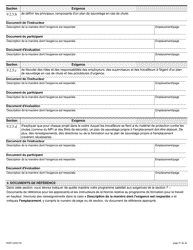 Forme 1950F Travail En Hauteur Demande Du Fournisseur De Services De Formation - Ontario, Canada (French), Page 31