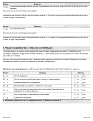 Forme 1950F Travail En Hauteur Demande Du Fournisseur De Services De Formation - Ontario, Canada (French), Page 35