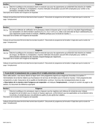 Forme 1950F Travail En Hauteur Demande Du Fournisseur De Services De Formation - Ontario, Canada (French), Page 37