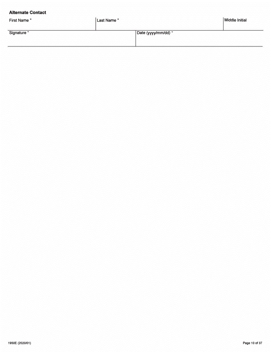 Form 1950E Working at Heights Training Provider Application - Ontario, Canada, Page 10