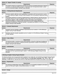 Form 1950E Working at Heights Training Provider Application - Ontario, Canada, Page 12