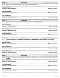Form 1950E Working at Heights Training Provider Application - Ontario, Canada, Page 22