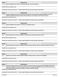 Form 1950E Working at Heights Training Provider Application - Ontario, Canada, Page 30