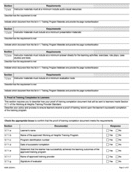 Form 1950E Working at Heights Training Provider Application - Ontario, Canada, Page 31