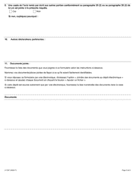 Forme A-125 Requete En Vertu De L&#039;article 25 Ou 26 De La Loi De 2014 Sur La Negociation Collective Dans Les Conseils Scolaires - Ontario, Canada (French), Page 5
