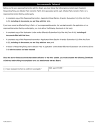 Form A-25 Response/Intervention - Application Under Section 69 and/or Subsection 1(4) of the Act (Sale of Business and/or Related Employer) - Ontario, Canada, Page 6