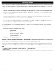 Forme A-67 Requete En Suspension De L&#039;application D&#039;un Ordre De L&#039;inspecteur - Ontario, Canada (French), Page 7