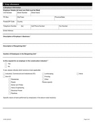 Form 2019E Request for Appointment of Conciliation Officer - Ontario, Canada, Page 2