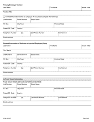 Form 2019E Request for Appointment of Conciliation Officer - Ontario, Canada, Page 3